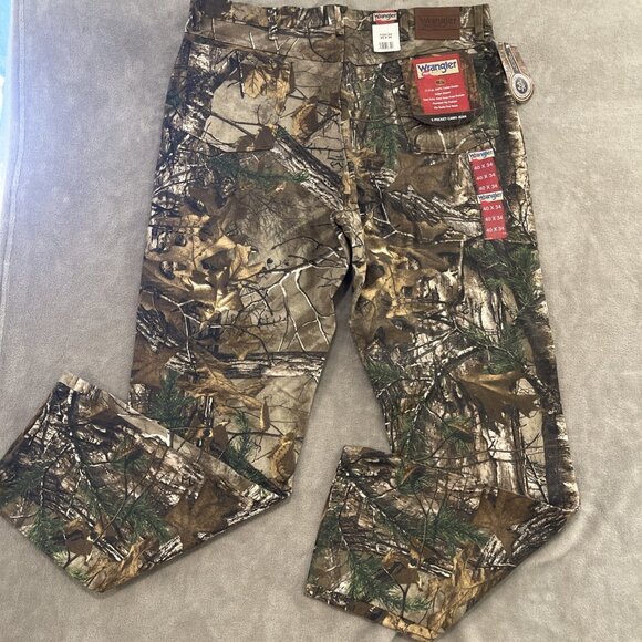 Wrangler ProGear Series Mens 40x34 Realtree Xtra Camouflage Jeans PG001AX Cotton - Picture 1 of 10